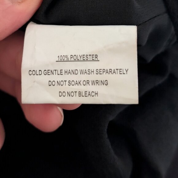 Revolve Saints + Secrets black ruched peplum tank top - Picture 4 of 5